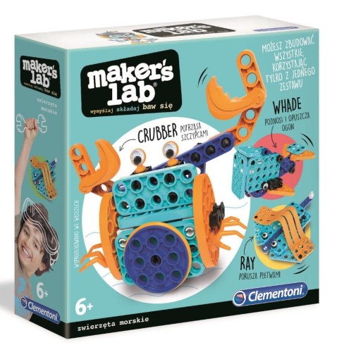 Maker's Lab - Zwierzęta morskie, Clementoni