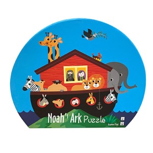 PUZZLE DLA DZIECI W OZDOBNYM PUDEŁKU ARKA NOEGO