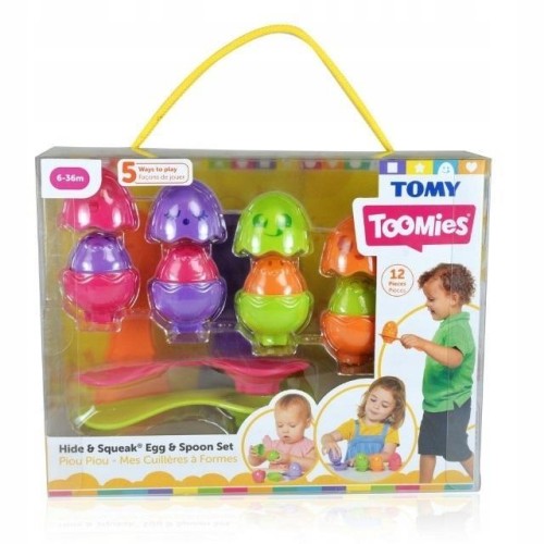 Jajeczka z łyżeczkami TOMY, TOMY