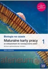 Biologia na czasie 1 ZR Nowa era, KARTY PRACY używany kat. A  