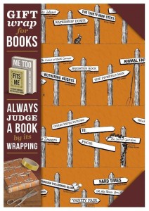 GIFT WRAP PAPIER DO KSIĄŻKI NOVEL SIGNPOSTS, IF