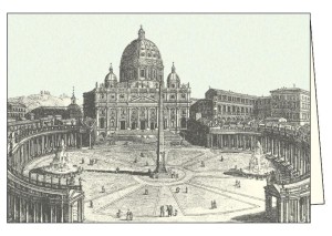 KARNET Z KOPERTĄ ITW 004 BASILICA DI SAN PIETRO