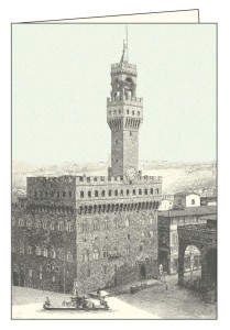 KARNET Z KOPERTĄ ITW 008 FIRENZE PIAZZA SIGNORIA
