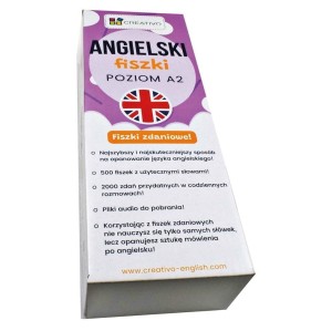 ANGIELSKI FISZKI ZDANIOWE (POZIOM A2) CREATIVO