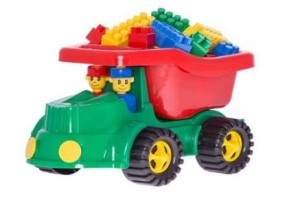 SAMOCHÓD JEEP Z KLOCKAMI, HEMAR FAMILY