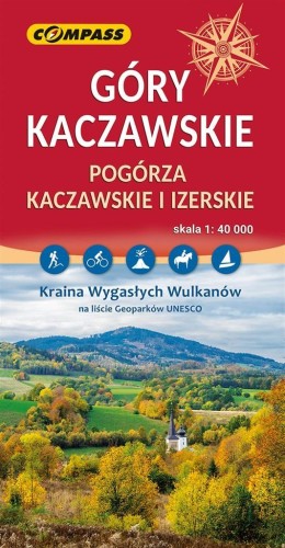 Mapa - Góry Kaczawskie 1:40 000, praca zbiorowa