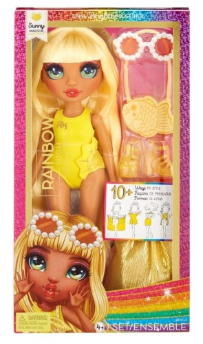 Rainbow High Swim&amp;Style Fashion Doll - Sunny
