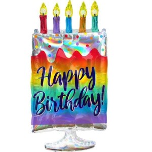 BALON FOLIOWY SUPERSHAPE TORT 38X76CM