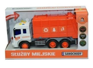 SŁUŻBY MIEJSKIE KONTENER Z NAPĘDEM 1:16 30CM