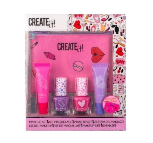 Zestaw makeup z kosmetyczką CREATE IT!, Canenco