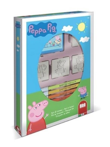 Świnka Peppa - Pieczątki 4szt, Multiprint