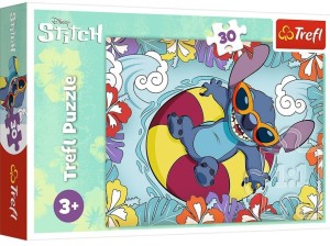 PUZZLE 30 LILO&STITCH NA WAKACJACH TREFL