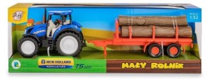 TRAKTOR NEW HOLLAND T5 Z PRZYCZEPĄ DO PRZEWOZU
