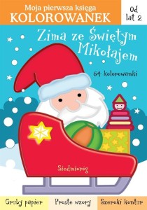 ZIMA ZE ŚWIĘTYM MIKOŁAJEM. 64 KOLOROWANKI