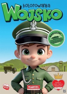KOLOROWANKA WOJSKO Z NAKLEJKAMI, AGATA NIEMIRSKA