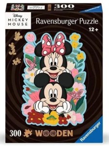 PUZZLE DREWNIANE 300 DISNEY MYSZKA MICKEY & MINNIE