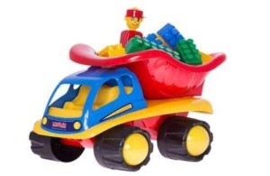 SAMOCHÓD WYWROTKA Z KLOCKAMI, HEMAR FAMILY