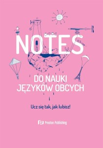 NOTES DO NAUKI JĘZYKÓW OBCYCH RÓŻOWY