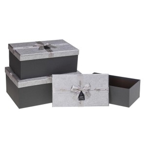 PUDEŁKO PREZENTOWE PUG-23244-PR 3SZT ROZETTE