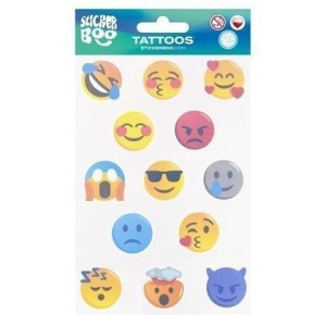 TATUAŻE EMOTIKONY, STICKER BOO