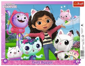 PUZZLE RAMKOWE 25 POZNAJ GABI TREFL, TREFL