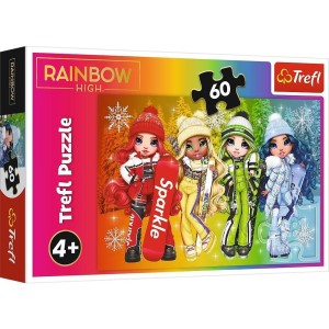 PUZZLE 60 RADOSNE LALKI TREFL, TREFL