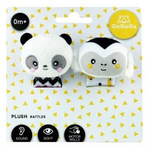GRZECHOTKA PANDA MAŁPKA GAGAGU, TM TOYS