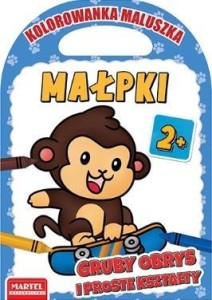 KOLOROWANKA MALUSZKA. MAŁPKI, PRACA ZBIOROWA