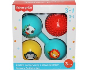 FISHER PRICE. ZESTAW SENSORYCZNY Z DZWONECZKIEM