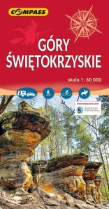 MAPA - GÓRY ŚWIĘTOKRZYSKIE 1:60 000