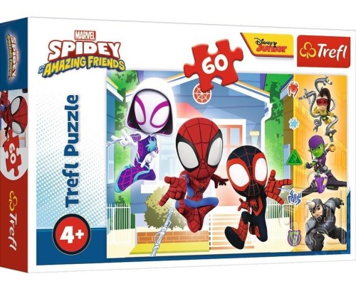 Puzzle 60 W świecie Spidey'a TREFL, Trefl