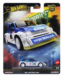 HOT WHEELS KULTOWE AUTO MG METRO 6R4 HRW09, MATTEL