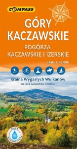 MAPA GÓRY KACZAWSKIE LAMINOWANA, PRACA ZBIOROWA