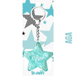 BRELOK GWIAZDKA AGA, BE-HAPPY GIFTS