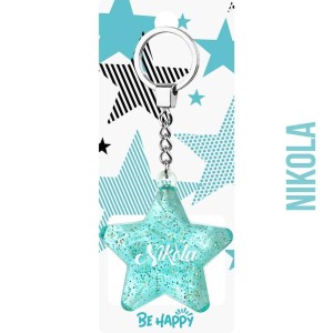 BRELOK GWIAZDKA NIKOLA, BE-HAPPY GIFTS