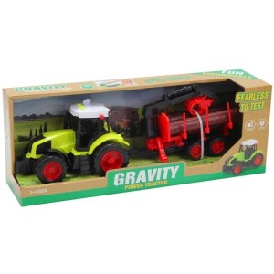 TRAKTOR Z PRZYCZEPĄ I DŹWIĘKIEM, TRIFOX