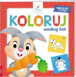 DISNEY MALUCH. KOLORUJ WEDŁUG LINII