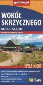MAPA SZTABOWA - WOKÓŁ SKRZYCZNEGO 1:25 000