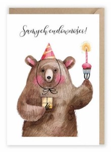 KARTKA URODZINOWA EKO SAMYCH CUDOWNOŚCI K010