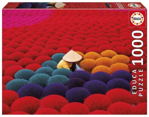 Puzzle 1000 Wietnamskie kadzidła, Educa