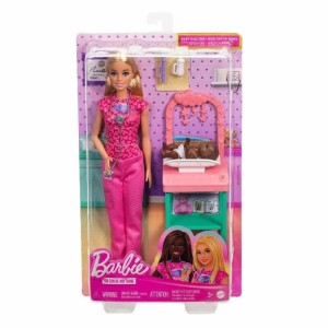 BARBIE LALKA LEKARZ PEDIATRA, MATTEL