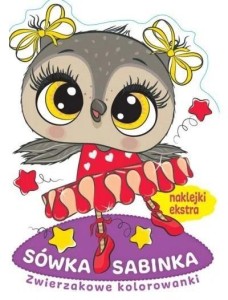 ZWIERZAKOWE KOLOROWANKI. SÓWKA SABINKA
