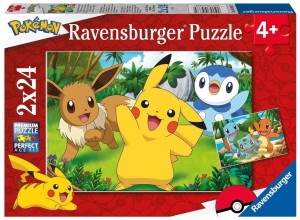 PUZZLE DLA DZIECI 2X24 POKEMON, RAVENSBURGER