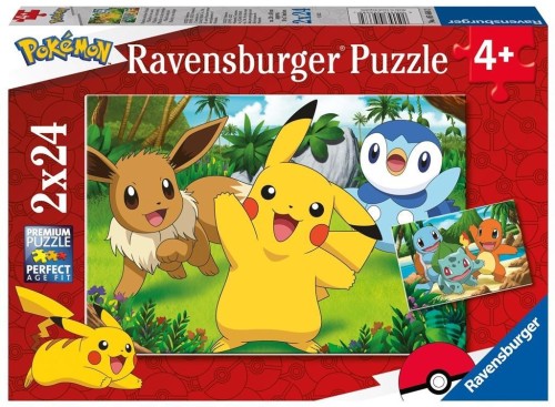 Puzzle dla dzieci 2x24 Pokemon, Ravensburger