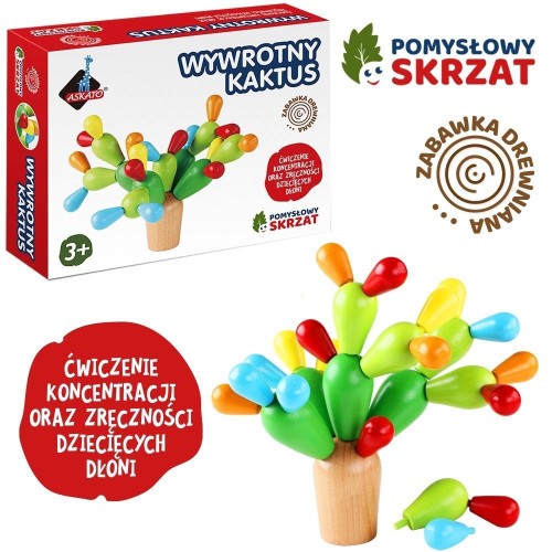Pomysłowy skrzat - wywrotny kaktus, Askato