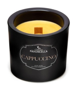 ŚWIECZKA SOJOWA CAPPUCCINO CZARNA 170G