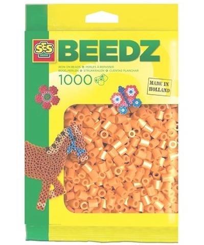 Koraliki do prasowania pomarańczowe 1000szt, SES