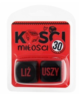 KOŚCI MIŁOŚCI 30 LATKA (CZERWONO-CZARNE), GRAMMI