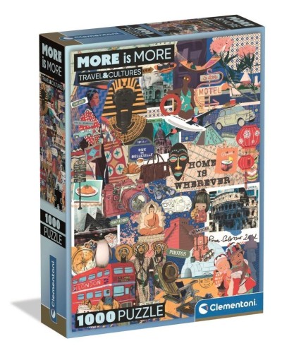 Puzzle 1000 Compact Travel&Cultures