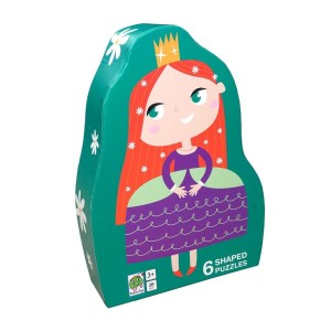 PUZZLE DLA DZIECI W OZDOBNYM PUDEŁKU KSIĘŻNICZKA